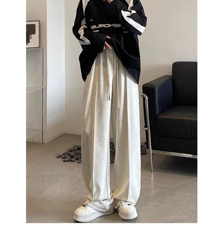 【メンズ】スウェットパンツ ゆったりドレープ スウェットパンツ