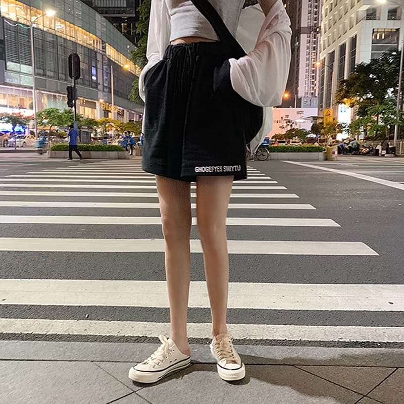 【レディース】スウェットパンツ ゆるふわリラックスショートパンツ