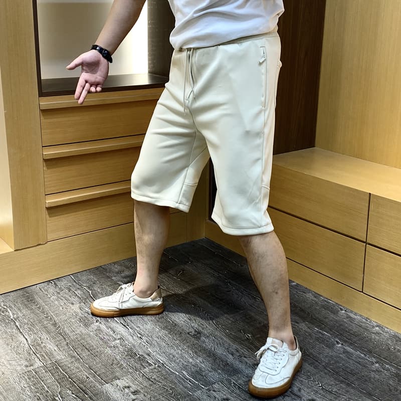 【メンズ】スウェットパンツ シンプル快適ハーフスウェットパンツ