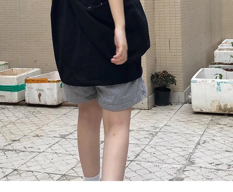 【レディース】スウェットパンツ スウェットパンツ シンプル快適ゆったりショート丈