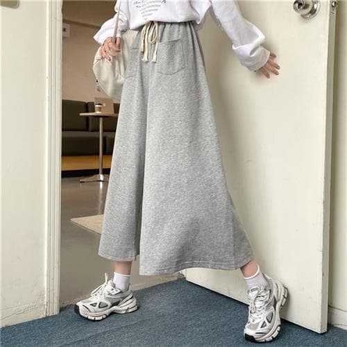 【レディース】スウェットパンツ ゆったりロングスウェットパンツ