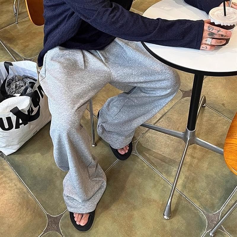 【メンズ】スウェットパンツ リラックスワイドスウェットパンツ