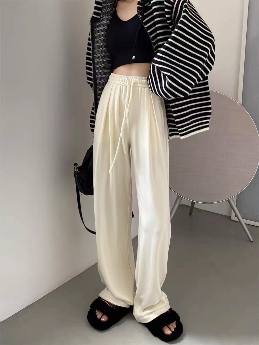【レディース】スウェットパンツ スウェットパンツ とろけるような履き心地 極上ワイドパンツ