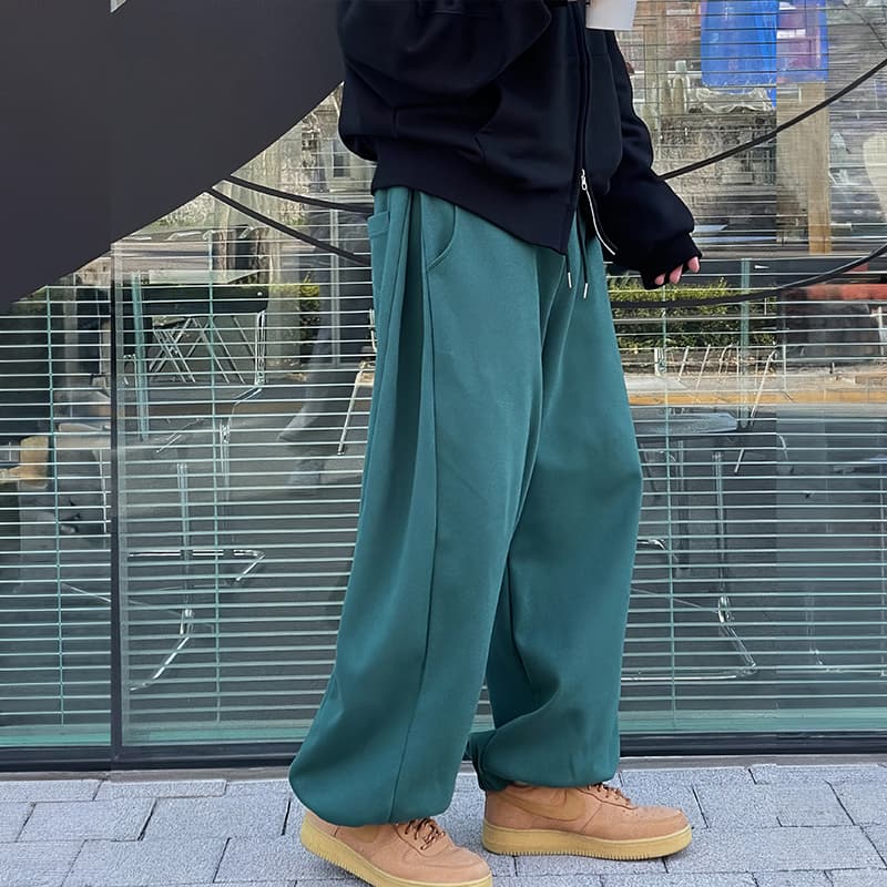【メンズ】スウェットパンツ スウェットパンツ ふんわりリラックスワイドパンツ