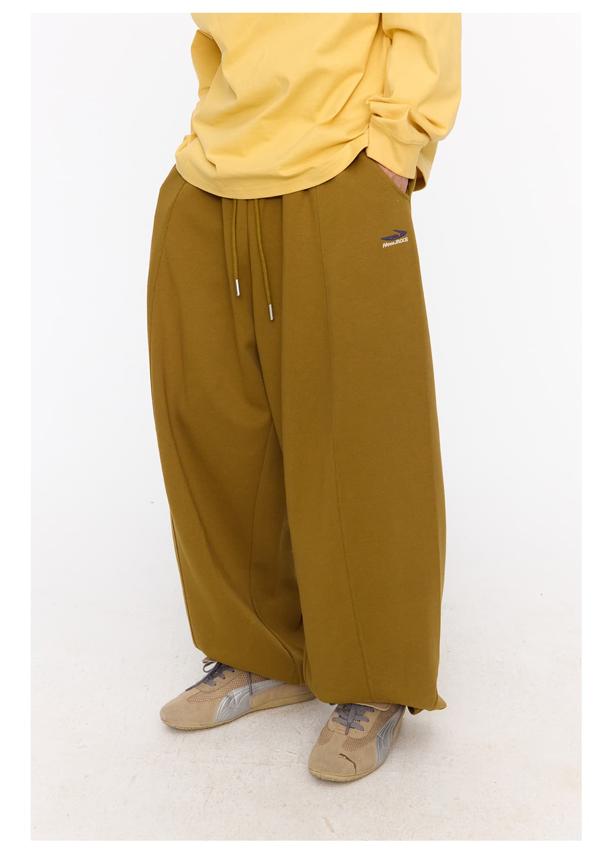 【メンズ】スウェットパンツ スウェットパンツ ゆったりリラックスワイドパンツ