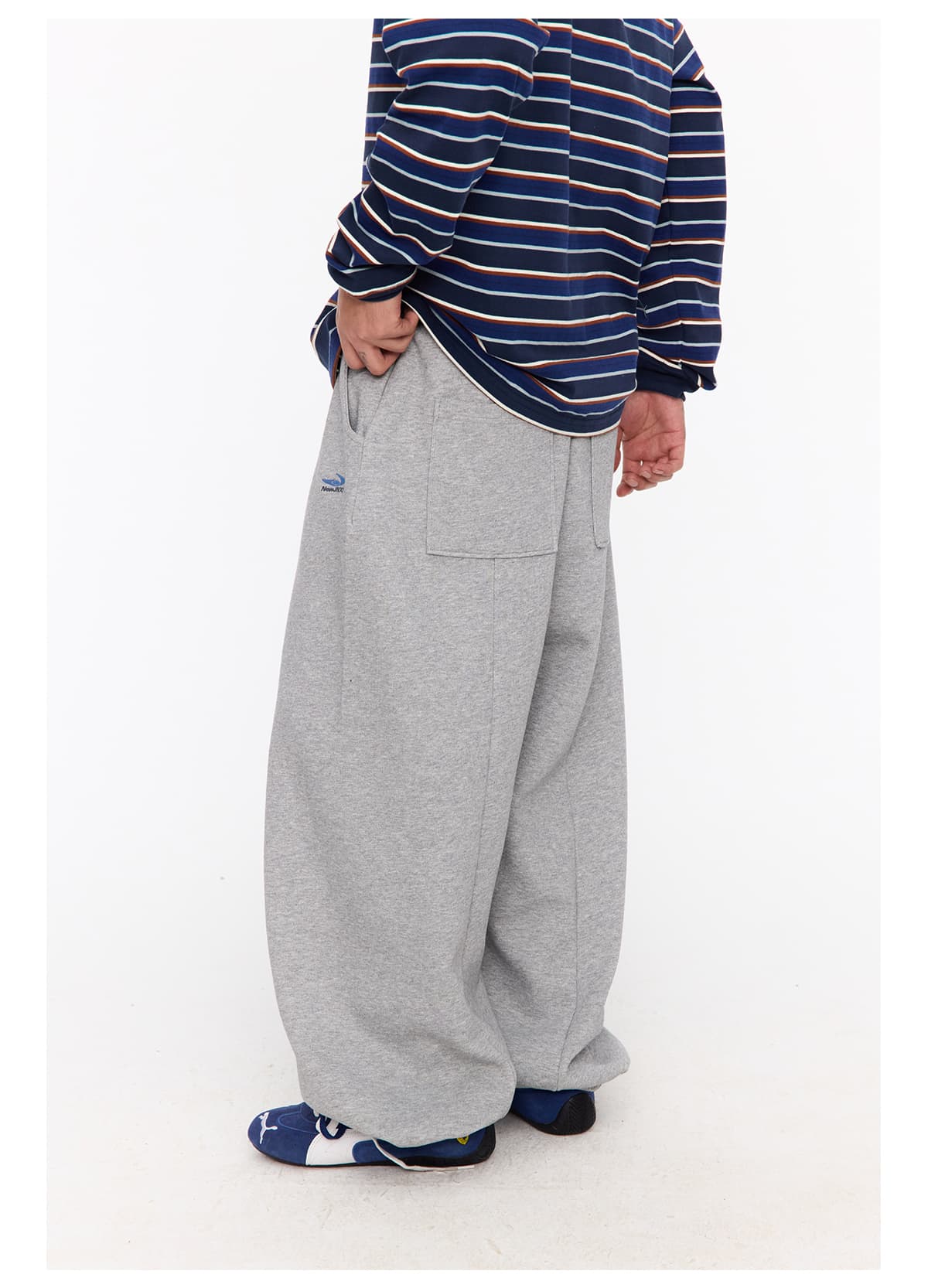 【メンズ】スウェットパンツ スウェットパンツ ゆったりリラックスワイドパンツ