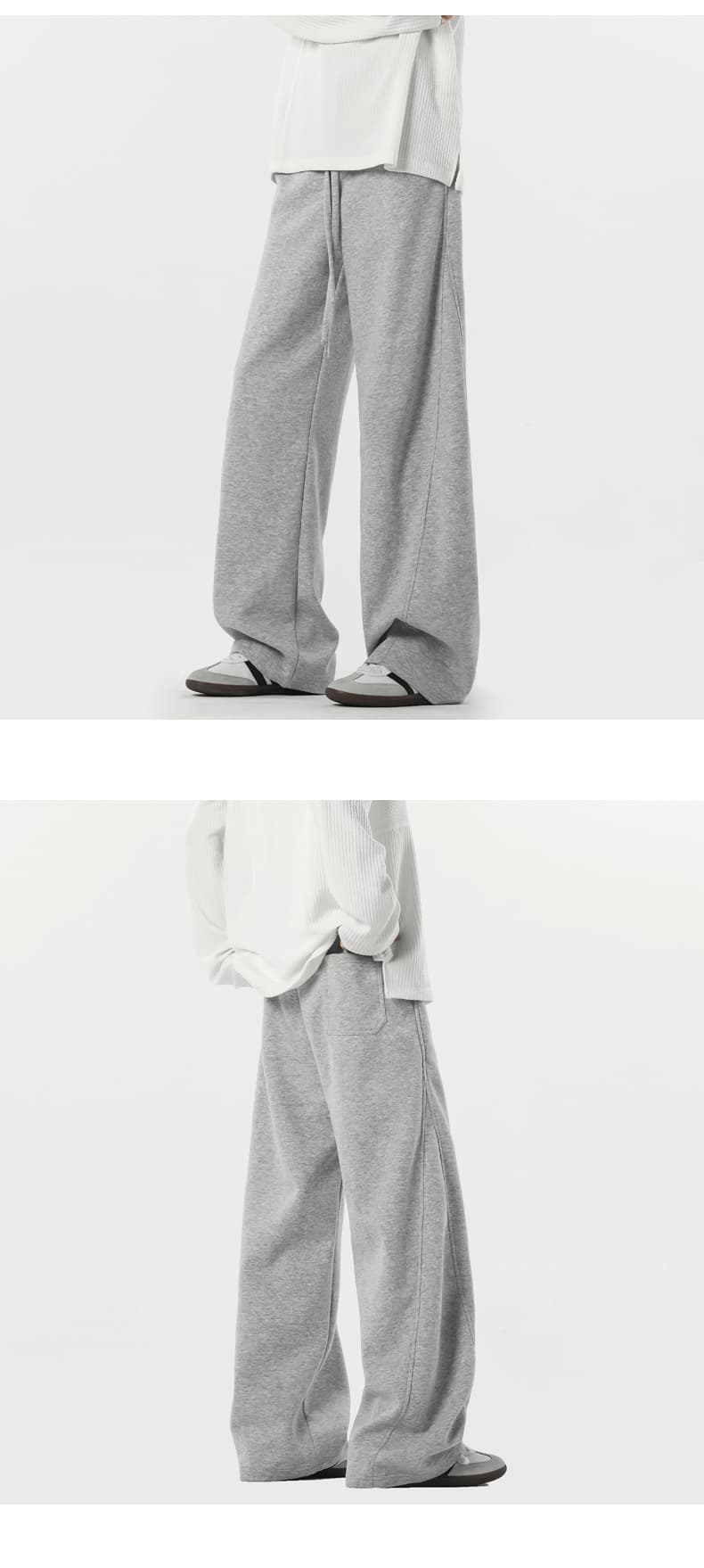 【メンズ】スウェットパンツ ゆったりくつろぎ 裾広がりスウェットパンツ