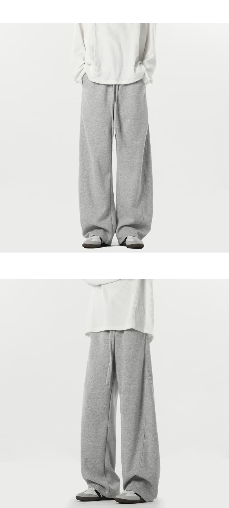 【メンズ】スウェットパンツ ゆったりくつろぎ 裾広がりスウェットパンツ