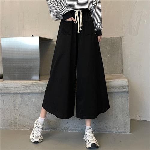 【レディース】スウェットパンツ ゆったりロングスウェットパンツ