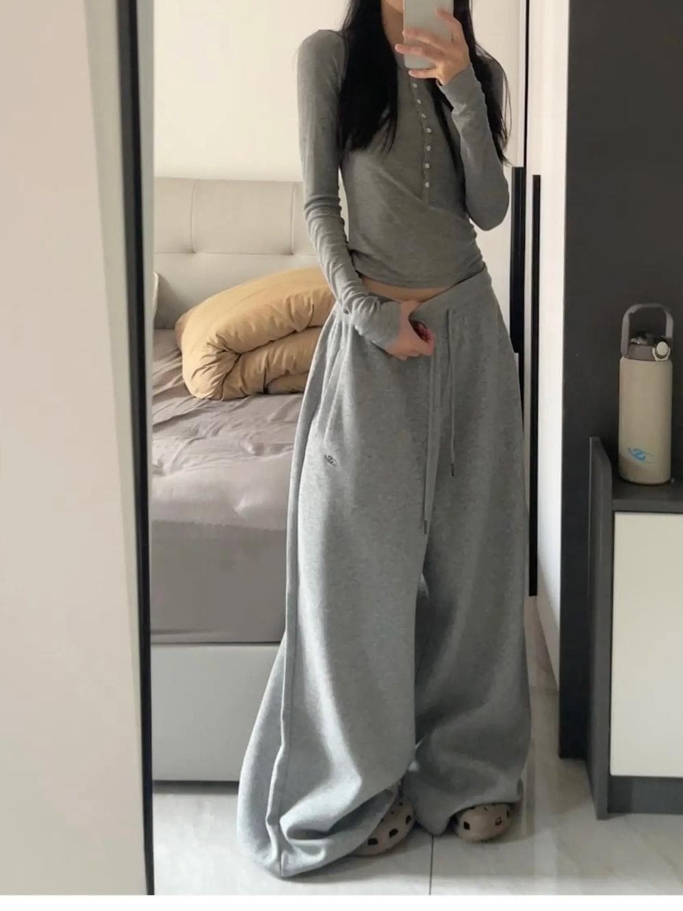 【レディース】スウェットパンツ スウェットパンツ ゆったりドレープ 極上リラックスパンツ