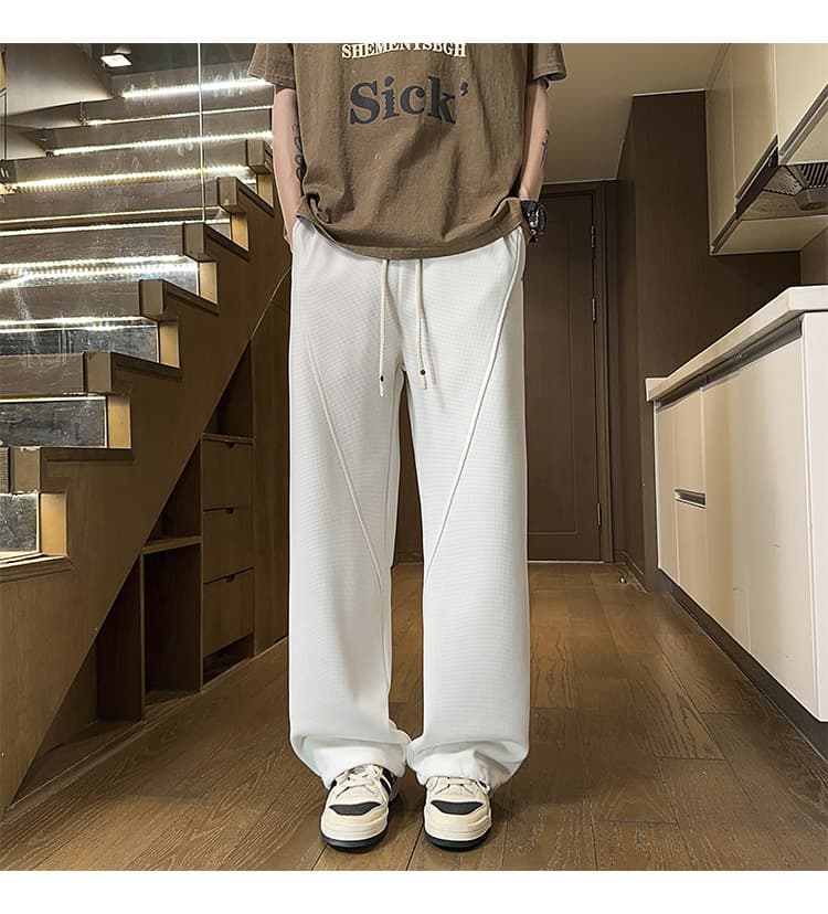【メンズ】スウェットパンツ スウェットパンツ 快適リラックスワイドパンツ